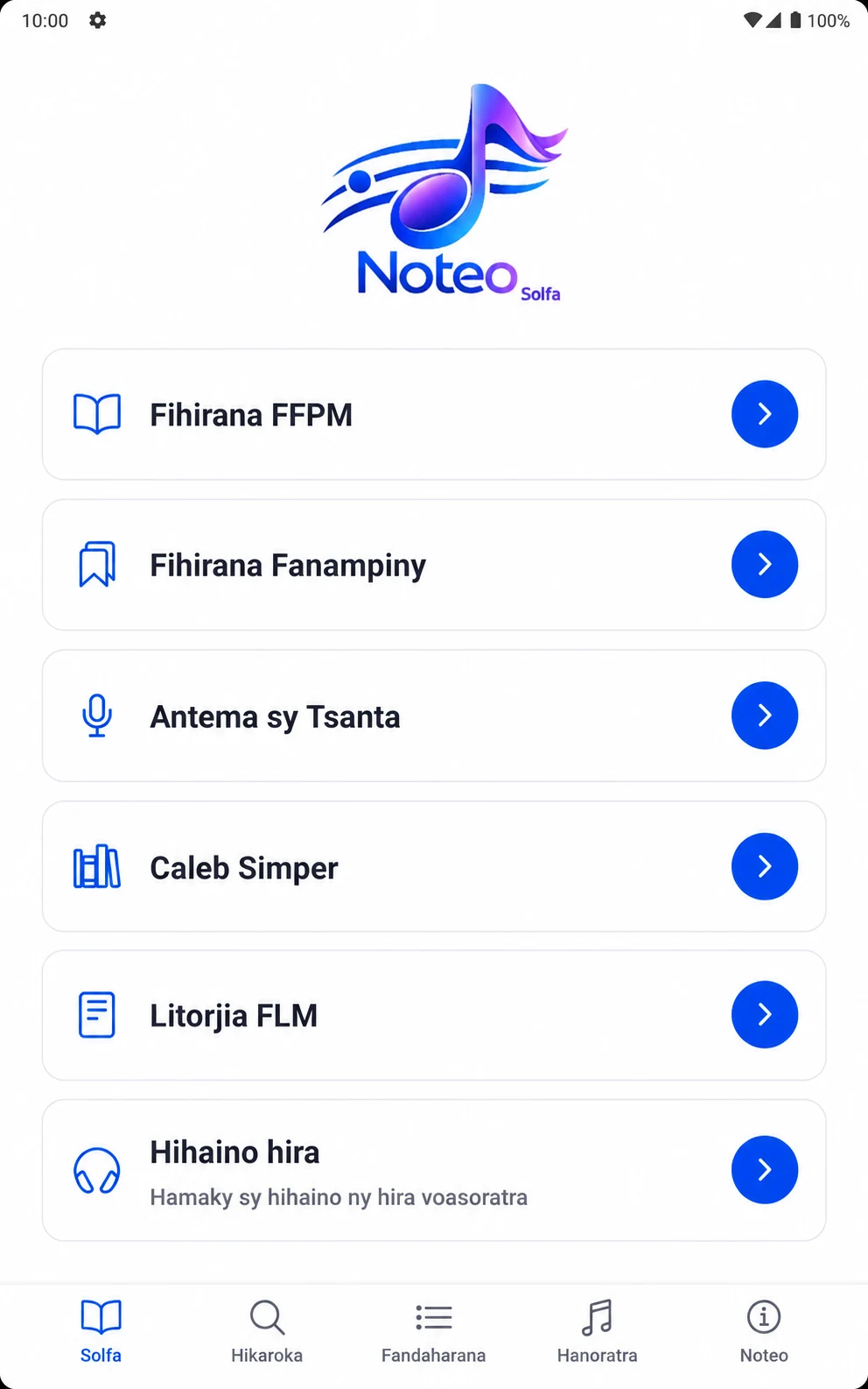 Noteo Solfa screenshot