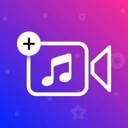 Add music to video - 视频的背景音乐 图标
